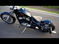 Honda steed 400 bobber, боббер на базе стида 400, прямоток, выхлоп развивающий голову !