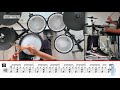 [Lv.04] Ghost Busters - Walk The Moon (★★☆☆☆) Pop Drum Cover