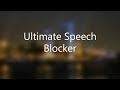 Ultimate Speech Blocker | 1hr loud White noise to block voices