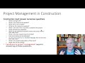 Lecture 2A Introduction to Construction Management:  The Role of Project Management in Construction