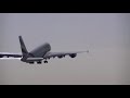 Emirates A380 Arriving and Departing Manchester Airport