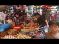 Food Rural TV, Routine Food & People Activities at Boeung Trabek Market and Boeung Tumpun Market