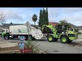 San Jose Greenwaste Collection - Leach 2RIII and CAT 914G Tractor In Action