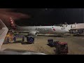 American Airlines Airbus A321 Night Landing At Los Angeles | LAX