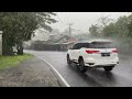 Super Heavy Rain and Loud Lightning in Indonesian Villages | Rain Sounds For Study, Sleep And Relax