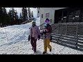 My ladies wanted to ride the lift with me. So I made it a quick trip to the lodge.