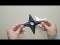 MAKING NARUTO SHURIKEN FROM PAPER - ( How To Make a Paper Ninja Star )