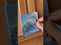 Acrylic seascape painting / wave painting