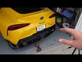 Installing KiesMotorSports Toyota Supra (A90) 5-Piece Carbon Fiber Rear Diffuser!