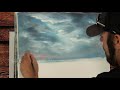 How To Paint A Seascape And Wave For Beginners Full Tutorial - Paintings By Justin