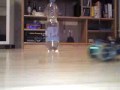 Going round the bottle with a 4WD Micro RC 1/36