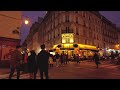 Paris France, Le Marais at Night  | Paris Christmas Walk 2021 [4K UHD]