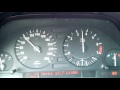 BMW E34 525i M50B30, разгон 90-160кмч 3 передача. С мертвой катушкой зажигания!