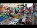 Cambodian Routine Fresh Food @ The Market - Fish, Prawn, Jackfruit, & More