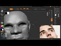 Zbrush - Male Face Sculpt