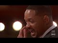 Will Smith emotional reaction to Oscars win and Chris Rock
