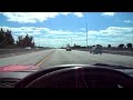 Ferrari F430 ripping down highway