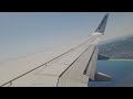 Ryanair B738 take off Barcelona runway 25L