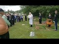 Graveside Service of BC Hallman Video 1 of 3