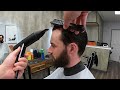How to cut men's hair with scissors