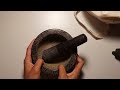ASMR Rice Play, Relaxing Sound Triggers with Rice, Squeezing, Mortar and Pestle Grinding, No Talking