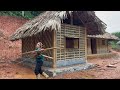 Build a house with bamboo. Complete the kitchen with bamboo windows - Diệp Chi family