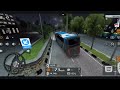 Bus driving in night 😱😱 high fps | high quality | euro track sim. 😱😱