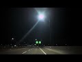 [4K] Driving on the highway at night