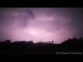 Early Morning Severe Storm with Straight Line Winds & Lightning 5/24/2024