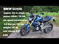 BMW G310R motorcycle review by female rider @2wheeledAdventures