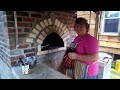 Cooking Dinner & Dessert In Our Wood Fired Oven