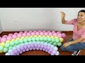 Como hacer un Arcoiris de Globos - 🌈 Balloon Rainbow 🌈 - Decoración para Cumpleaños