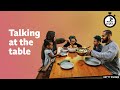 Talking at the table ⏲️ 6 Minute English