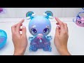 Muñeca Goo Goo Galaxy | Kit de slime y purpurina para crear, alimentar, llenar y rellenar