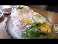 The world's first fish was born after long research! Legendary fish golden flounder - Korean food