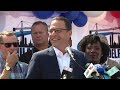 Gov. Josh Shapiro, Philadelphia Mayor Cherelle Parker speak on Kamala Harris endorsements