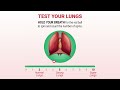 Test Your Lung Capacity | Healthy Lung Test at Home 🫁