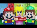 Lego Mario Enters Nintendo Switch to Find a Key | Princess Peach is in Trouble #nintendomario