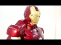 3D printed Iron Man Mark III armor with motorized flaps & LED lights, Real life size MK 3 suit model