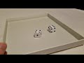 HOYLE Waterproof Clear Playing Cards & 25mm Jumbo Dice