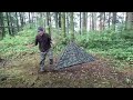 TARP TUTORIAL: No Trees, No Rope, No Problem! Watertight and Windproof Shelter Goes Up In 3 MINS!