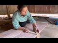 Make beautiful doors and windows for wooden houses | Build woode house - Diệp Chi family