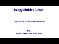 Happy Birthday Guitan11