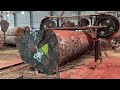 Wood Cutting Skills // Giant Wood Sawing Machine Works Non-Stop