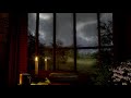 Cozy Ambience | Rain, Thunder & Lightning | Country Cottage | Spring Storm ASMR
