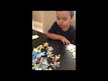 Toddler does 24 piece puzzle