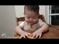 What is this 9-month-old baby eating? | 这9个月宝宝也太爱吃了吧| Malaysian Chinese| 大马华人