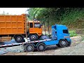 ASK TO CARRY Dump Truck Trailer Loading Fuso 220 Ps Hino 500 Tronton Truck WRONG OVER ROVER