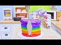 Beautiful Frozen ELSA & Cocomelon Cake🌈1000+ Miniature Rainbow Cake Recipe🌞Best Of Rainbow Cake Idea