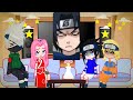 [|El equipo 7 reacciona a la familia Uchiha Uzumaki |] Sasunaru 🧡🖤 primer video de reacciones :^